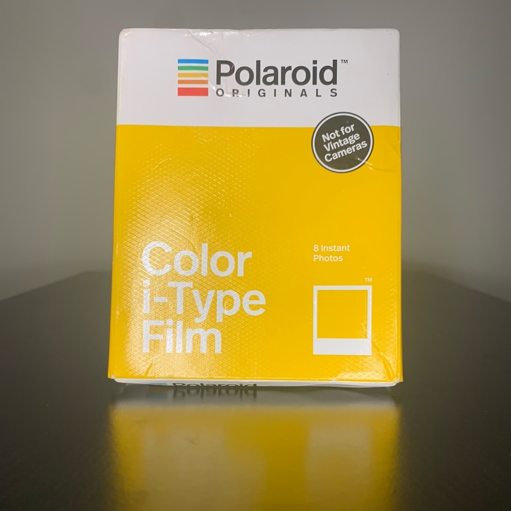 Polaroid Originals film ❤️🧡💛💚💙